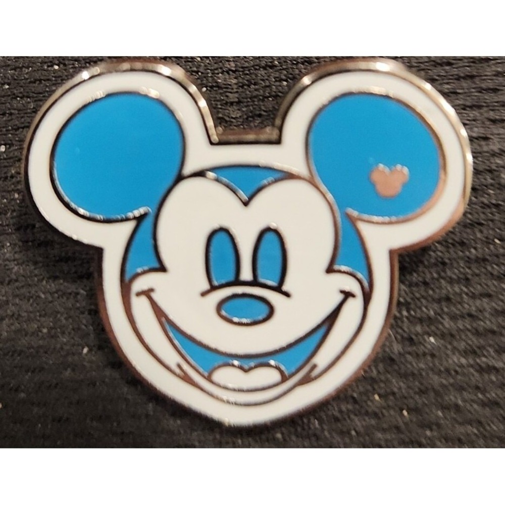 Disney Pin Mickey Mouse WDW Hidden Mickey Series III Colorful‎  Blue 66613